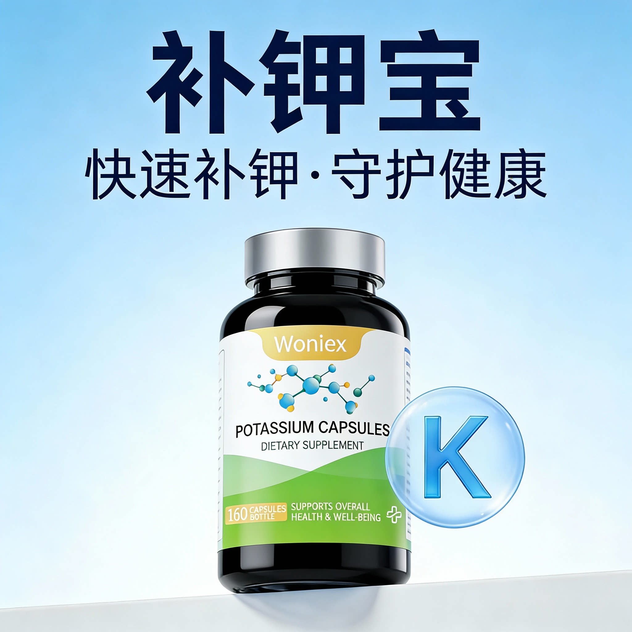 快速超补钾核心帮手-每瓶160粒图片