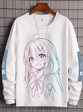 魔女之旅卫衣男女长袖T恤 伊蕾娜二次元动漫青少年圆领上衣服秋冬