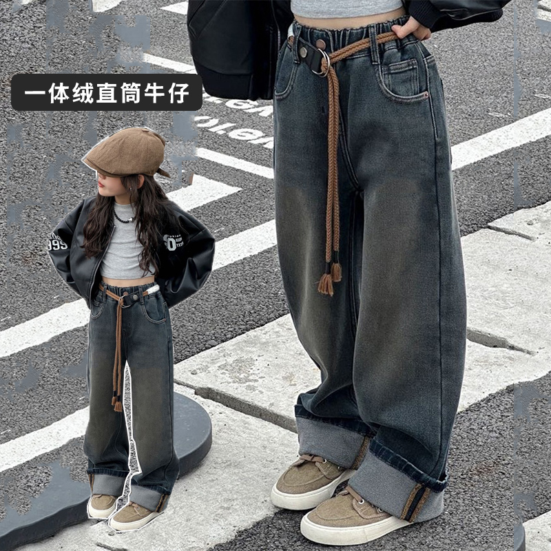 牛仔裤加绒加厚保暖休闲百搭