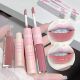 双头唇釉水光镜面嘟嘟唇哑光高颜值不易掉色学生素颜显白丝绒雾面