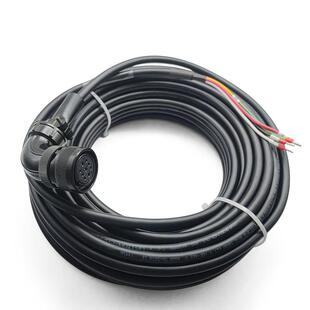 5柔性定制 M111 国产电缆兼容汇川伺服电机9孔动力电源线S6