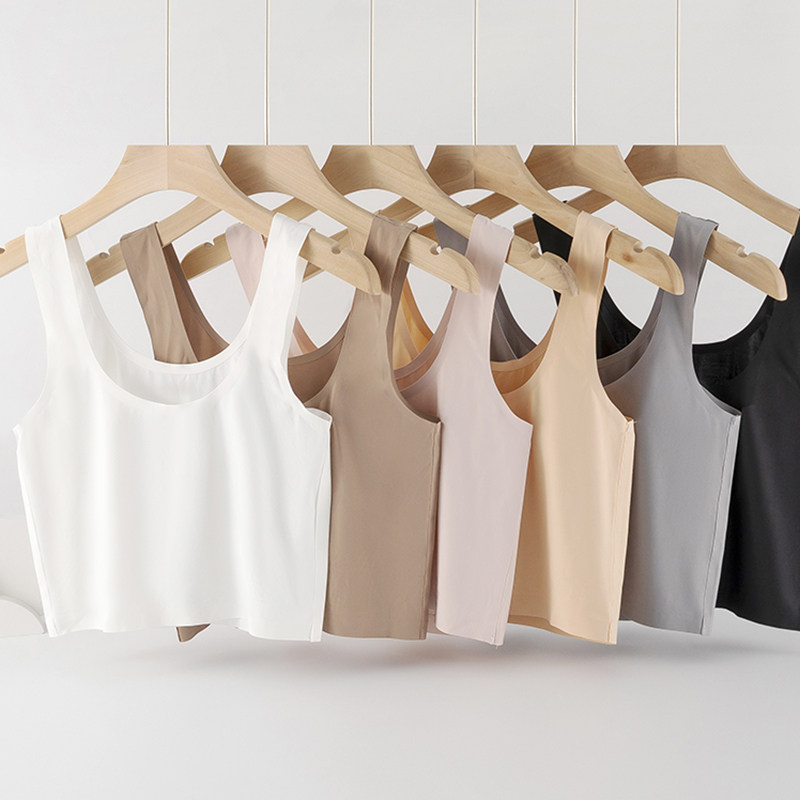 宽肩带工字修身吊带背心女内搭短款露脐打底无袖马甲大码防走光夏,女装/女士精品,背心吊带,淘宝优惠券,粉丝福利购,淘宝优惠卷