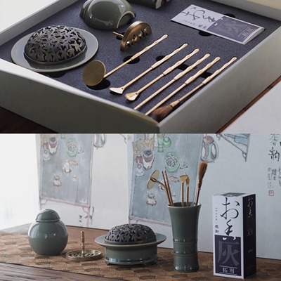 南阿北宋韵青瓷香道打篆套装