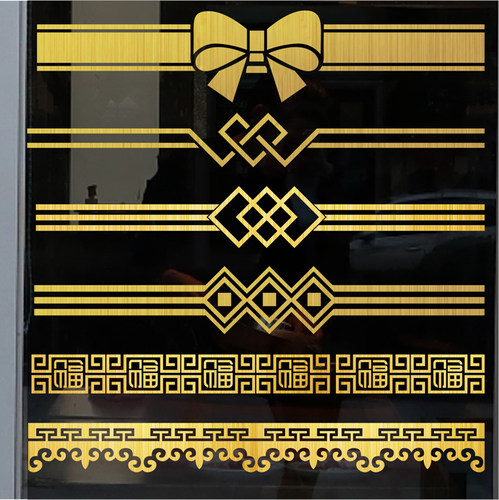 防撞腰线厨房客厅阳台店铺拉丝金