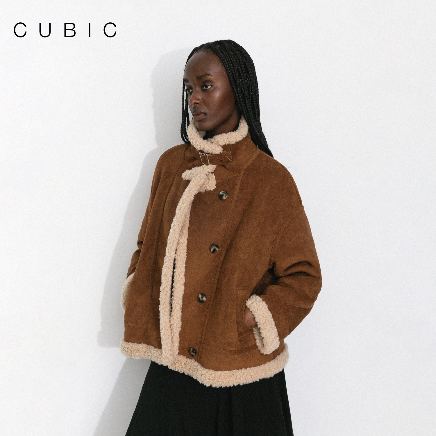 CUBIC复古休闲立领短款外套