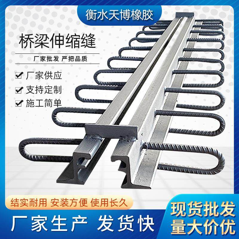 桥梁伸缩缝抗震异型钢梳齿板多向对接板式公路减压毛勒变形缝装置