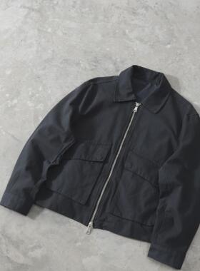 水洗口袋夹克！平替25ss春秋纯棉工装翻领时尚休闲外套799Z家同款