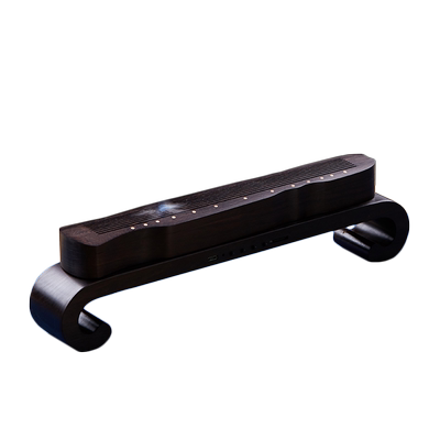 紫光檀木质伏羲古琴沉香炉