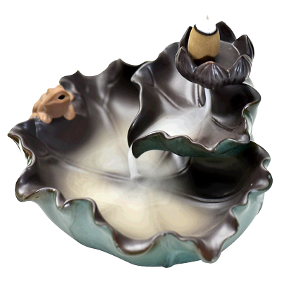 倒流香炉家用室内檀香沉香熏香炉创意摆件茶宠道香薰净化空气除臭