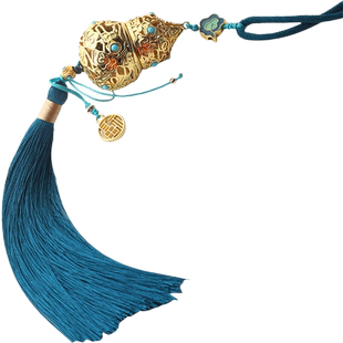 车挂鎏金福禄镂空香囊球香囊随身佩戴香薰球古风手链项链熏香球