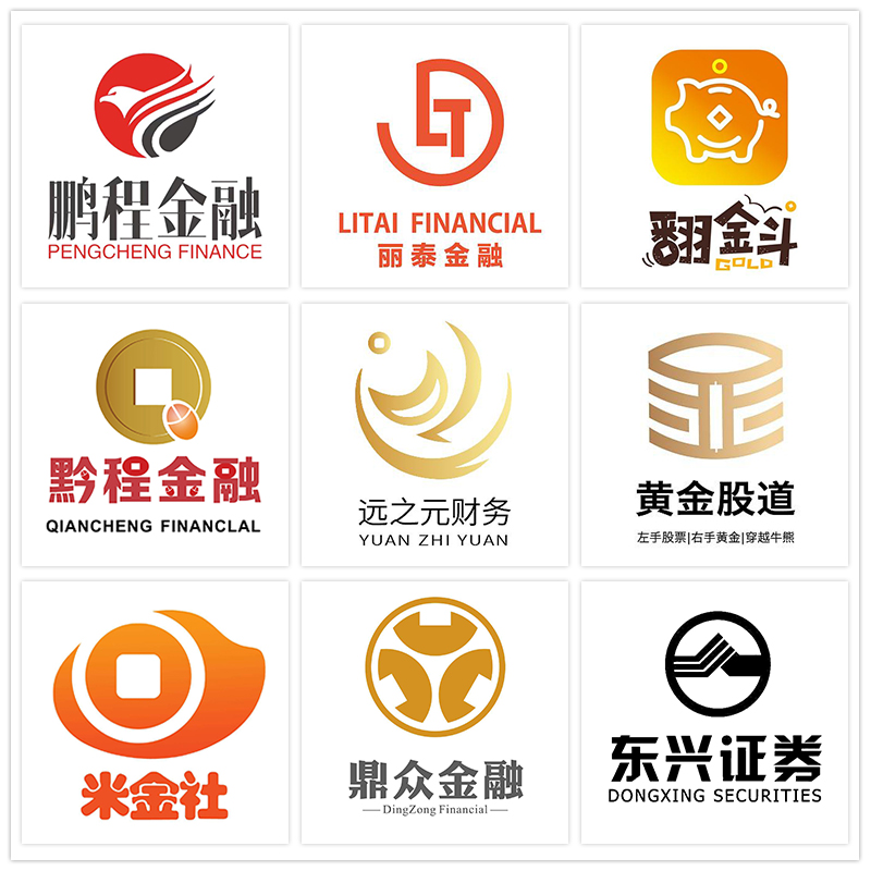 投资公司vi传媒保险金融logo设计企业工商理财银行互联网定制招牌