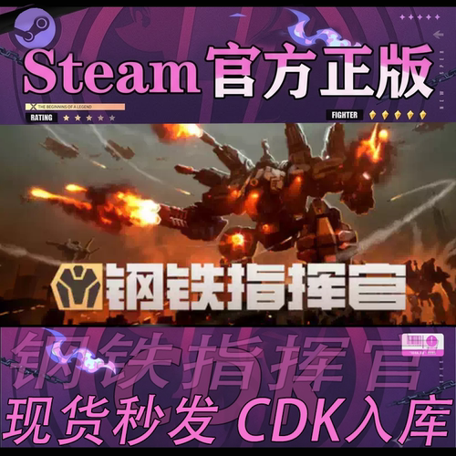 Steam正版国区CDK钢铁指挥官