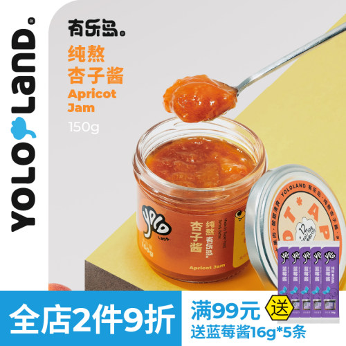 杏子酱/90%果肉含量0果胶
