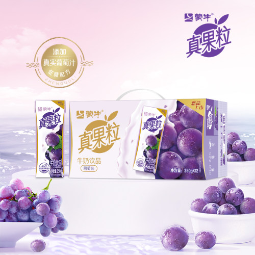 蒙牛真果粒牛奶饮品12包