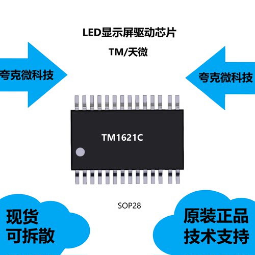 TM1621C芯片现货供应多功能