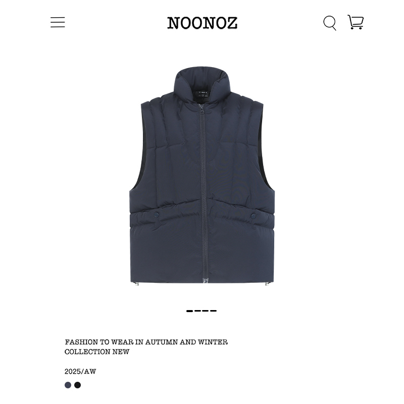 冬季美式复古解构棉服马甲