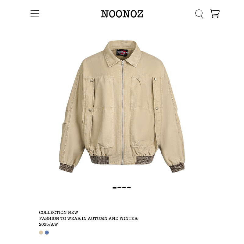 巴恩风做旧大口袋美式飞行员夹克