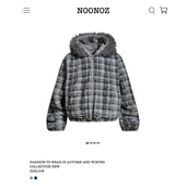 NOONOZ国潮民族风可拆卸毛领毛绒棉衣男冬季 中性风潮牌座山雕外套