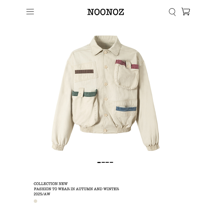 NOONOZ立领秋季宽松型