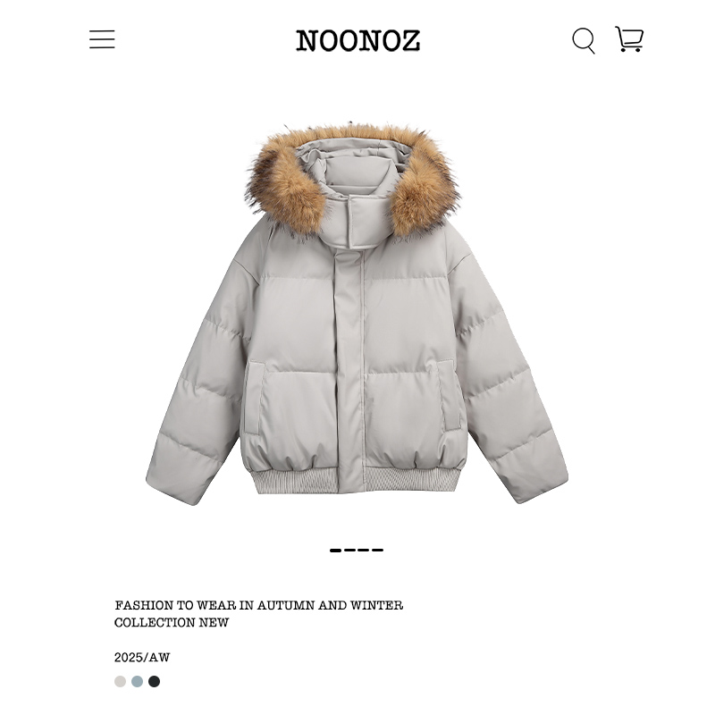 冬季大毛领美式派克服