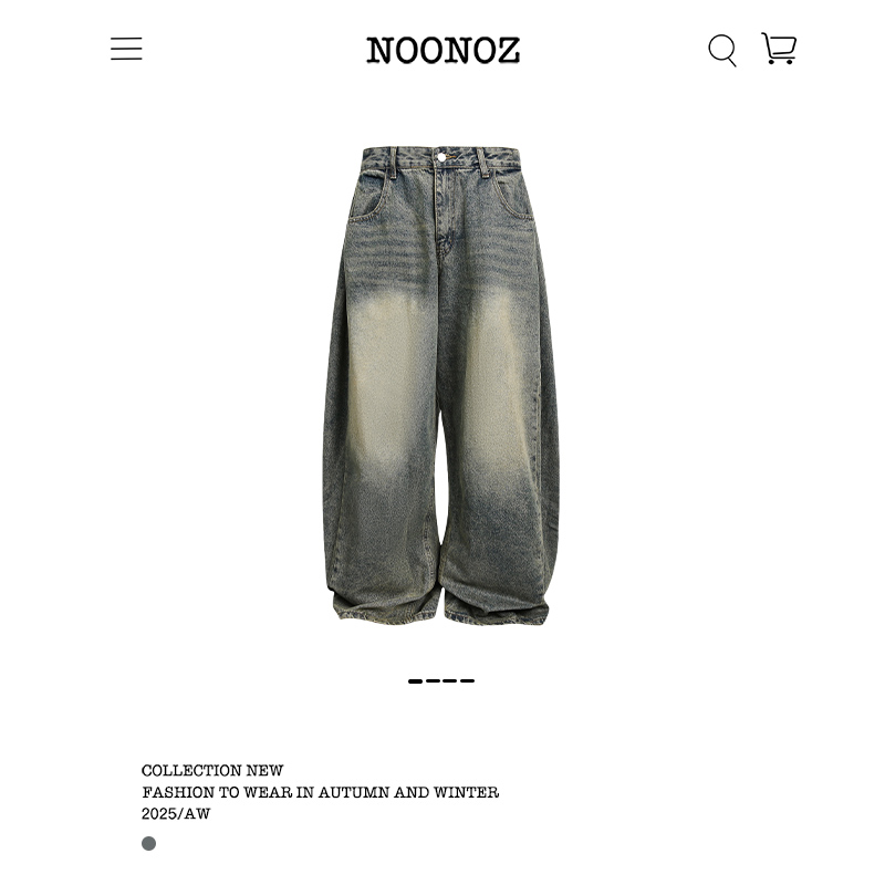 牛仔裤男美式高街水洗