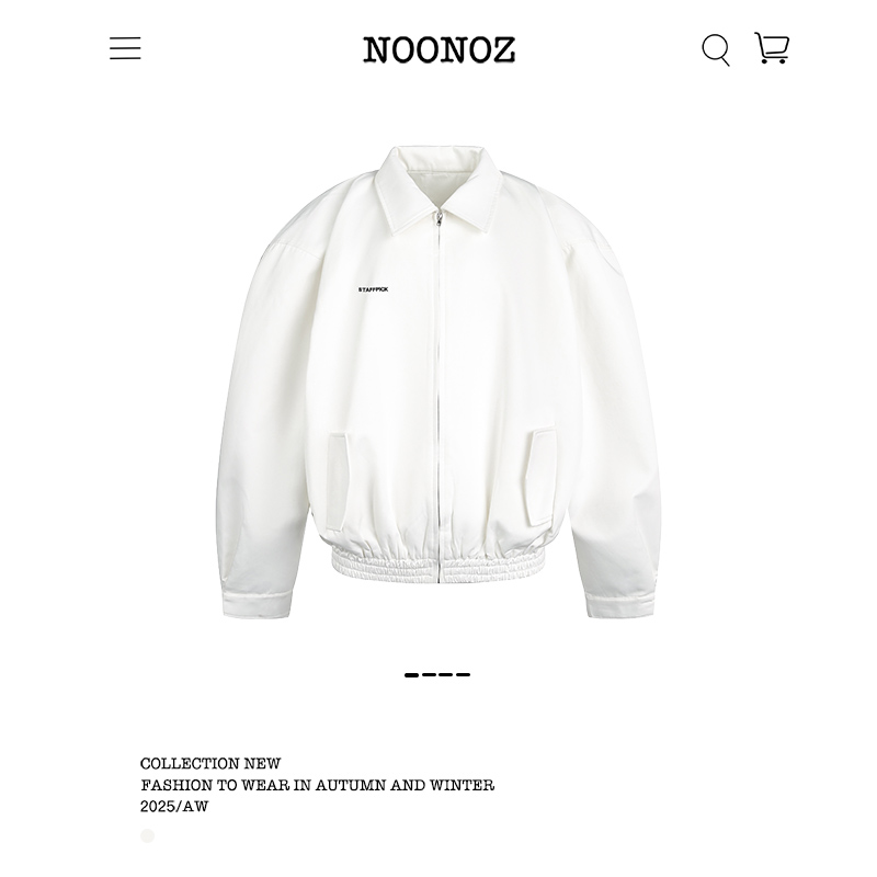 美式高级感立体廓形翻领夹克