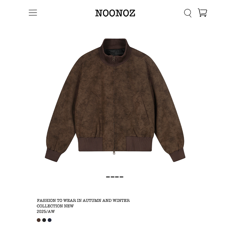 巴恩风美式复古飞行员加厚夹克