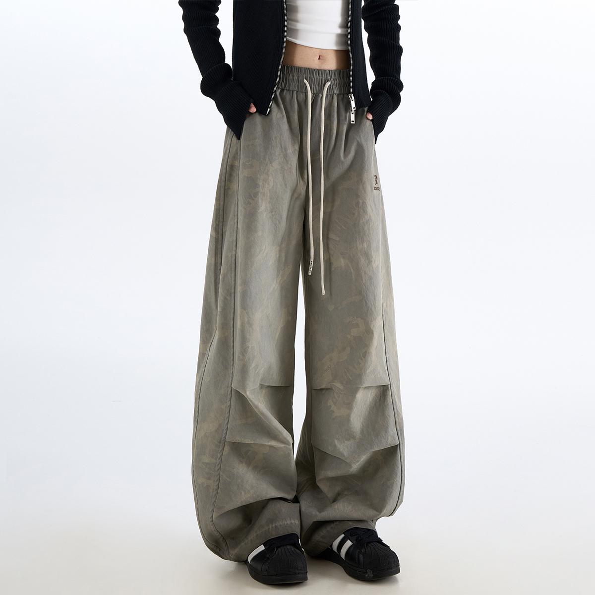 NOONOZ美式复古工装裤