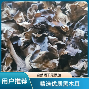 栾川黑木耳高山特产生长期长肉厚免翟高营养农家味道袋装栾川发货