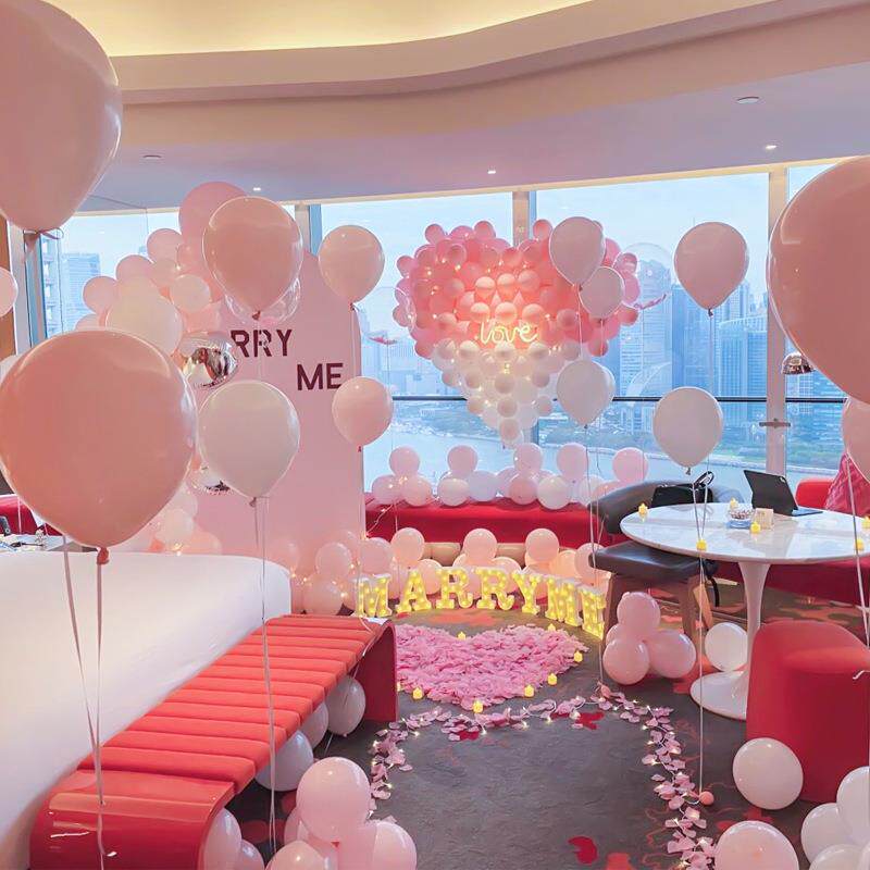 代京东入库求婚布置表白道具场景创意房间装饰浪漫告白套餐套装