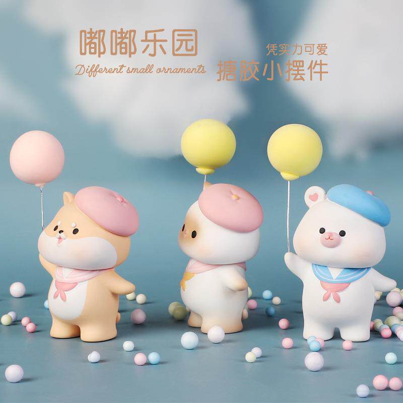 嘟嘟乐园硬搪胶家居创意车载挂件风铃小摆件装饰品树脂工艺品公仔