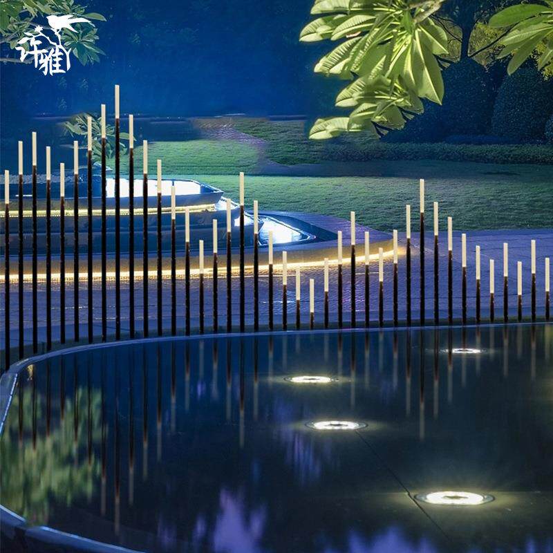 创意发光芦苇灯户外防水广场公园景区亮化装饰景观灯led氛围灯
