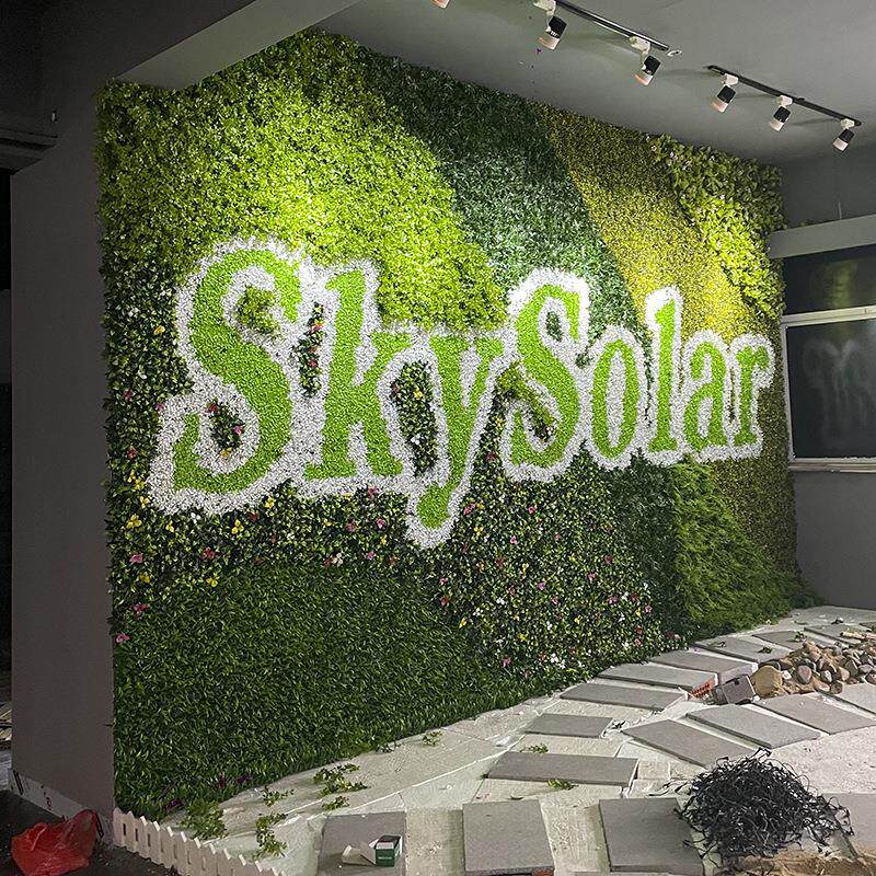 仿真植物墙背景墙假绿植墙面草墙阳台绿色户外假草皮仿生美化绿墙