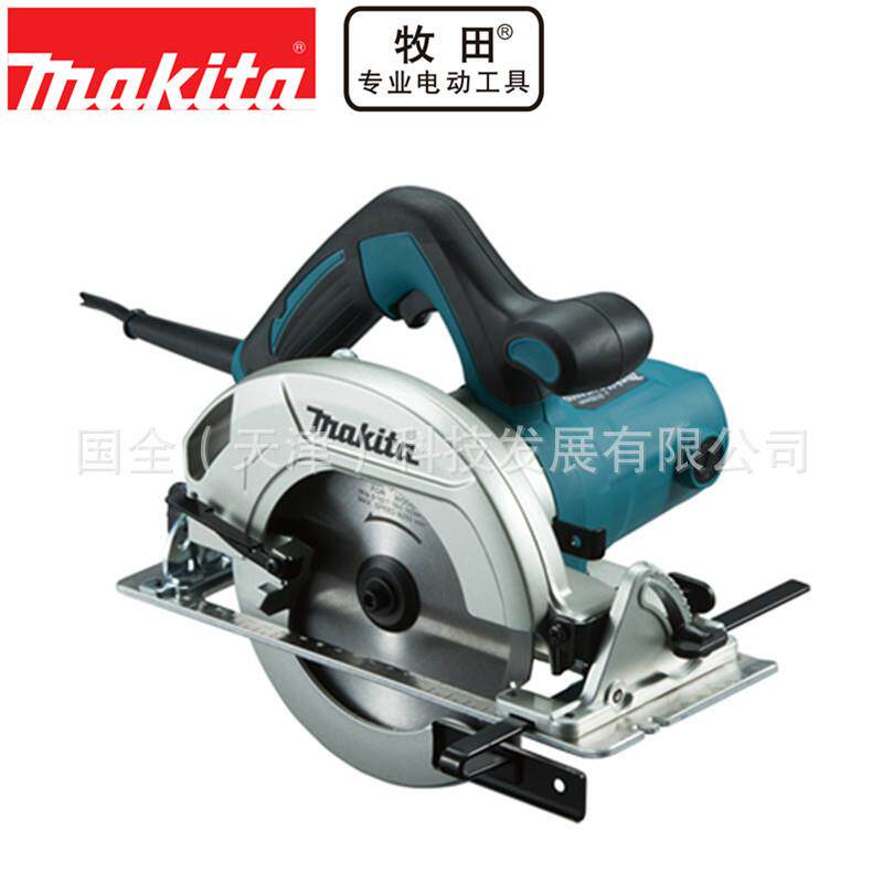 Makita牧田电动工具HS6600电圆锯木工切割机功率1050W转速5200