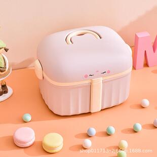 淞泰可爱家用塑料药箱小号儿童收纳箱零食玩具整理箱收纳储物盒子