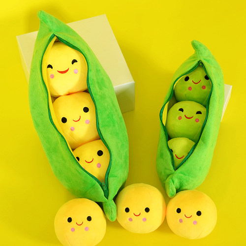 公仔玩偶娃娃豆角靠垫床沙发抱枕