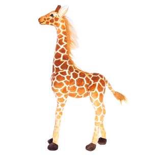 仿真长颈鹿毛绒玩具公仔抱枕可爱小鹿玩偶娃娃摆件床生日礼物沙发