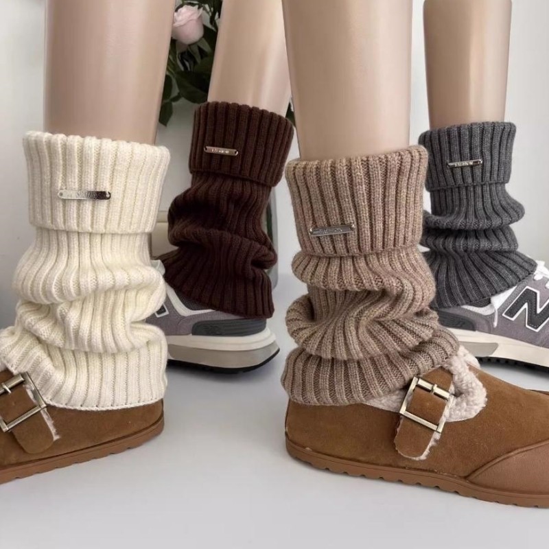 金属标针织袜套加厚秋冬雪地靴堆堆袜女JK美拉德色系腿套学生保暖,女士内衣/男士内衣/家居服,长筒袜,淘宝优惠券,粉丝福利购,淘宝优惠卷