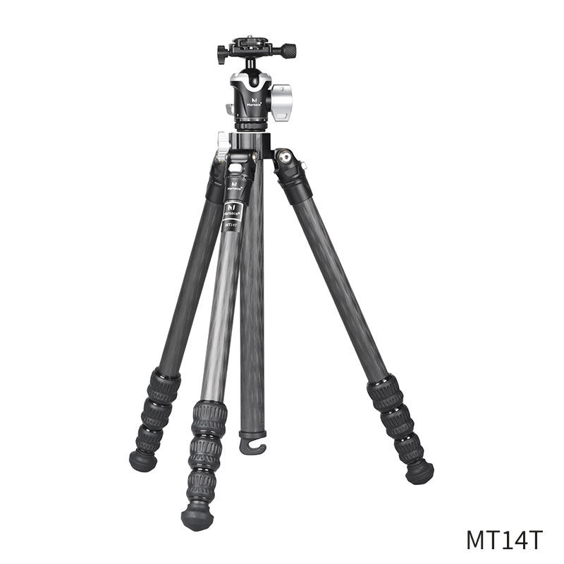 马小路Marsace MT14T MT24T 专业反折碳纤维三脚架套装 稳定便携款