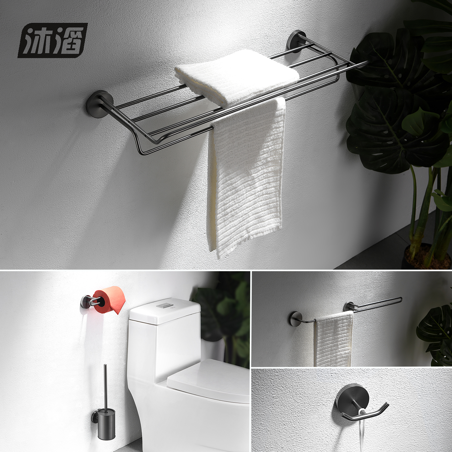 浴巾架304不锈钢毛巾架