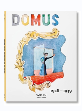 预售 Domus 1928–1939 多莫斯设计 1928–1939 TASCHEN 英文原版图书