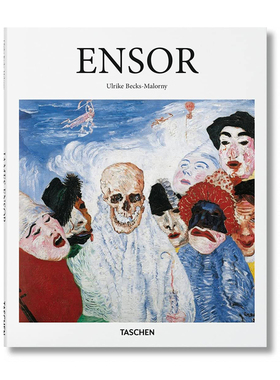 预售 ENSOR/ 詹姆斯·恩索尔 基础艺术系列 艺术书籍绘画画册集进口原版英文图书[TASCHEN] 享它 为什么美术馆