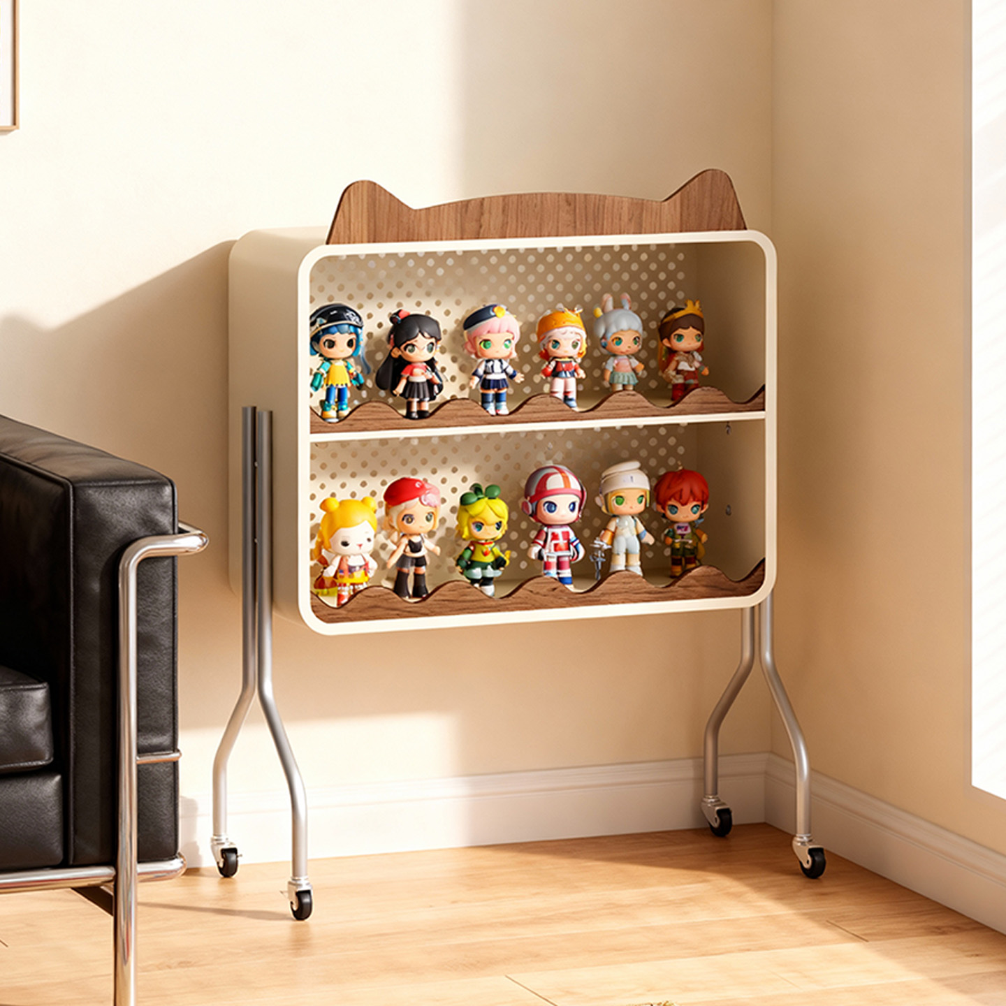 耶特可移动手办模型展示收纳柜