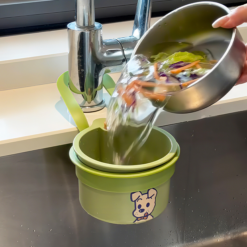 厨房水槽过滤网沥水挂袋洗碗池厨余垃圾沥水篮剩饭菜残渣过滤神器