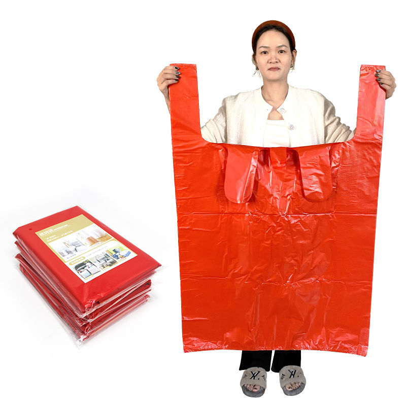 加厚红色大号塑料收纳袋
