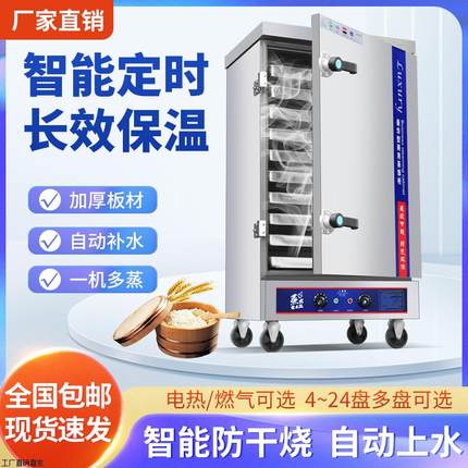全自动商用蒸饭柜燃气电热蒸饭车小型家用智能蒸饭机220v电蒸箱