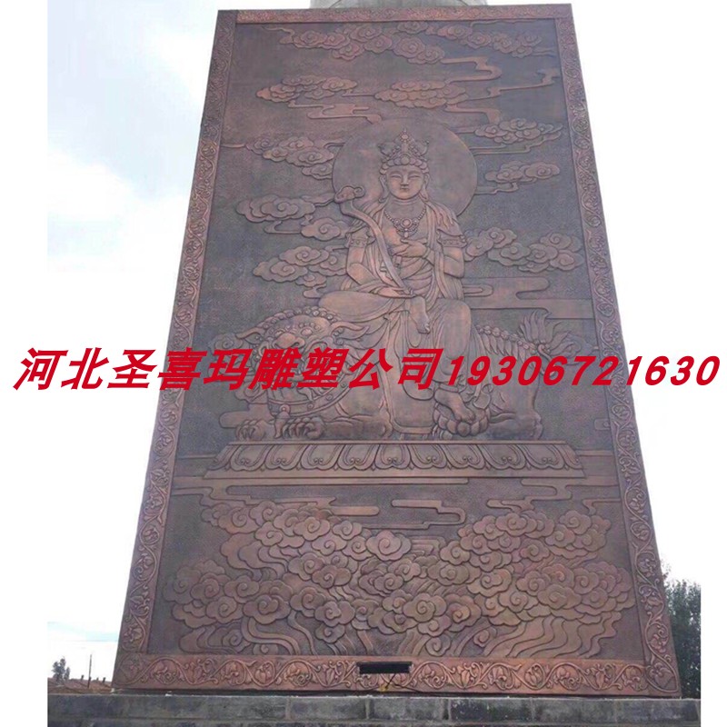 定做锻铜浮雕壁画铸铜背景墙紫铜装饰万里长城玻璃钢仿铜浮雕墙图片