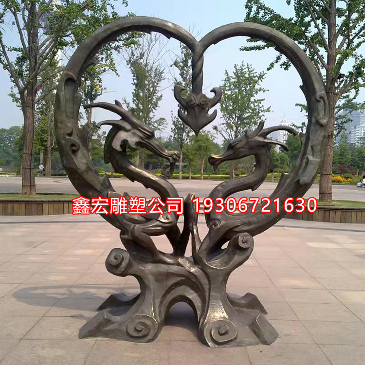 大型抽象人物动物造型摆件户外玻璃钢雕塑园林景观公园商场售楼处