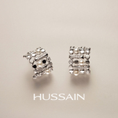 赫生HUSSAIN音程巨好看 耳环2026新款 轻奢小众淡水珍珠耳钉耳饰