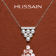 赫生HUSSAIN半岛天然淡水珍珠项链高级感2026新款 吊坠轻奢百搭女